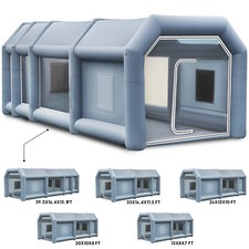 4/6/8/12M Aufblasbare Zelt Auto Lackierkabine Spray Booth Campingzelt Hochstabil