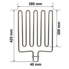 Heizstab passend für Sca 300 -3 kW, Sawo Saunaofen NR-90 mit 9 kW Leistung