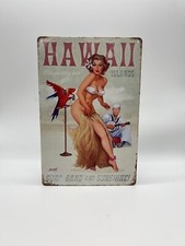 Blechschild Hawaii 20x30cm