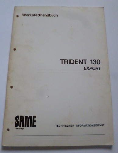 Same traktoren trident 130 - same,