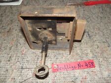 Beschlag Nr. 458,  antikes Schrankschloß ( L ) groß,Eisen, Kastenschloss, Patina