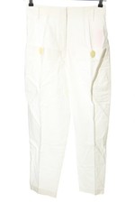 MISS ASTOR Stoffhose Damen Hose Gr. DE 38 weiß Casual-Look