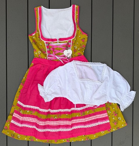 Damen dirndl set d05 - dirndl, pink