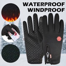 WINTER HANDSCHUHE DAMEN HERREN FAHRRAD THERMO HANDSCHUHE WASSERDICHT TOUCHSCREEN