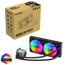Gamemax iceburg 240mm schwarz - iceburg,