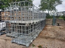 IBC Gitterboxen mit Metalpalette 