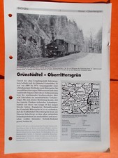 Grünstädtel - Oberrittersgrün , Schmalspur, GERANOVA - Ergänzung, Sammelordner.