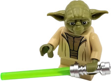 LEGO Star Wars Figur Yoda mit Lichtschwert