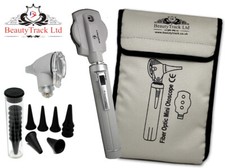 Mini Glasfaser Otoskop Ophthalmoskop Medizin Diagnostik LED ENT Untersuchung