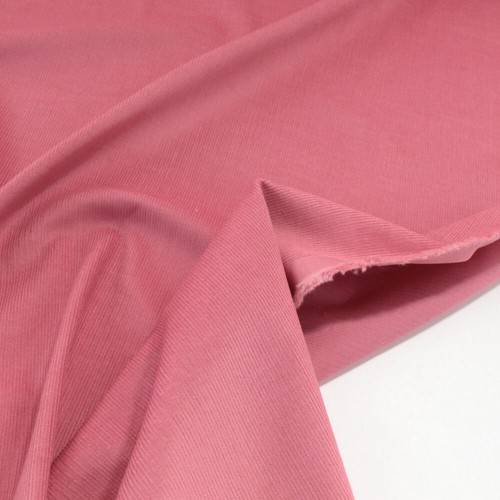 Rosa mikro cord baumwollstoff - rosa,
