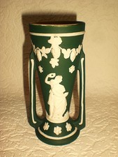 Vase Wedgewood Stil - Pate sur Pate - grün