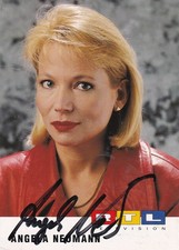 Autogramm angela neumann - angela,