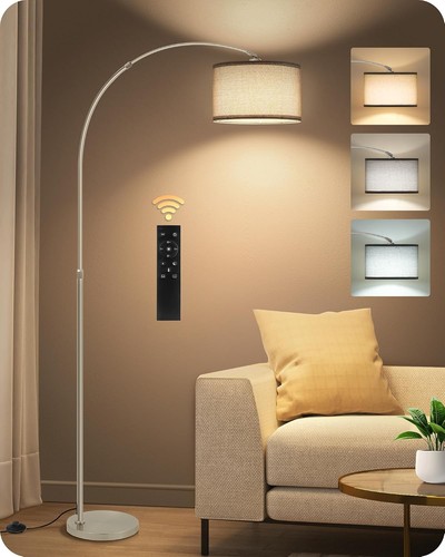 Stehlampe silber grau dimmbare - silber-grau,