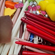 Kerzen selber machen 20 Kg Wachsreste Kerzenwachs Stabkerzen (2,50 EUR/kg)