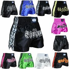 BAY XXS Kinder Thaibox Hose Muay Thai Box Shorts Kickboxhose Kids Herren Damen