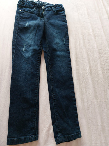 Kinder jeans mädchen 134 blau - jeans,