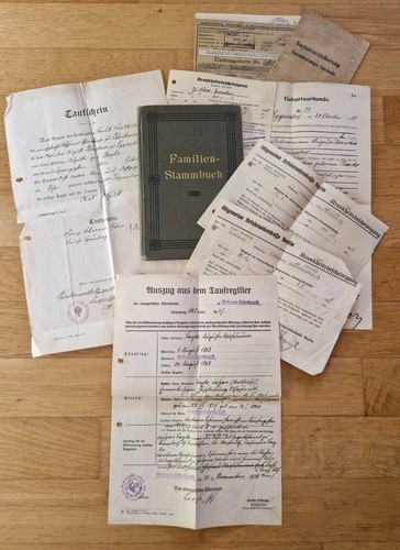 Altes familienstammbuch - altes,