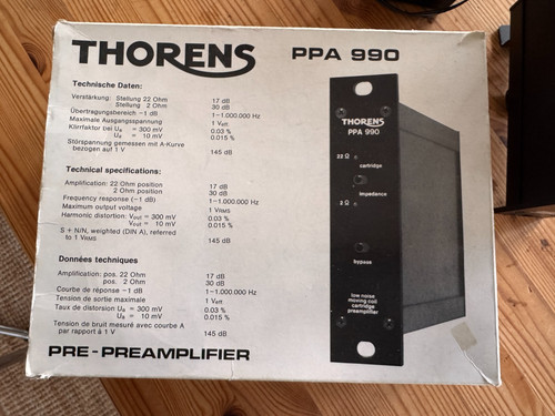 Thorens ppa 990 - thorens,