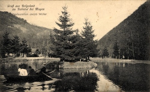 Mayen der eifel gruss - ak, in