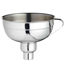 Verstellbarer Marmeladentrichter mit robustem Griff Edelstahl ideal zum Abfüllen