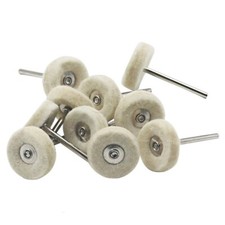 10pcs Filz befestigte abrasive