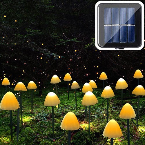 Garten pilzlampe solar led - garten,