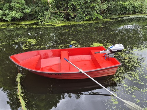 Angelboot ruderboot mit - angelboot/ruderboot,