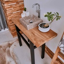 Waschtischplatte Teakholz