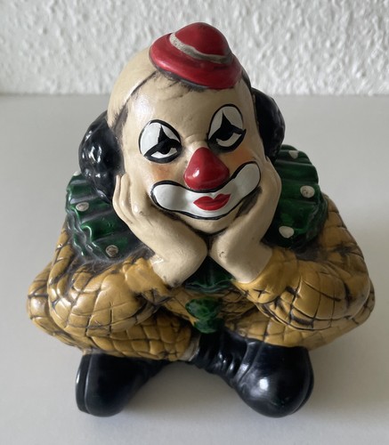 Porzellan figur clown - clown, harlekin