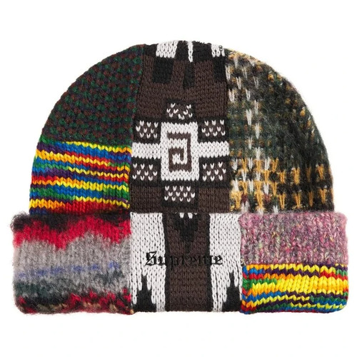 Supreme patchwork beanie - supreme,