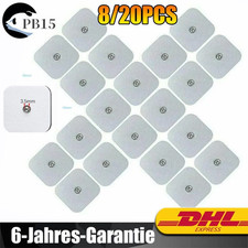 8/20PCS Elektroden Pads für Beurer Sanitas SEM 40/41/42/43/44 EMS TENS 50 x 50mm