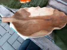 Teakholz Obstschale Neu