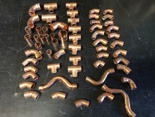 Lötfitting, Fitting, Kupfer, Teile Konvolut, Heizung, Rohre