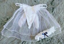 String Schleier Schleppe Braut Lohrengel Leg Avenue Braut Hochzeit Strumpfband 