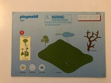 Playmobil NUR Bauplan Bauanleitung 5457 Beschreibung für Ponykoppel #M443