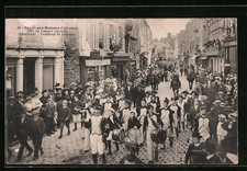 AK Conde-sur-Noireau, Fete du Comice Agricole, Kavalkade, Trommel und Clairon 