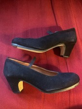 Rumpf Flamencoschuh 36 - Wildleder Schwarz