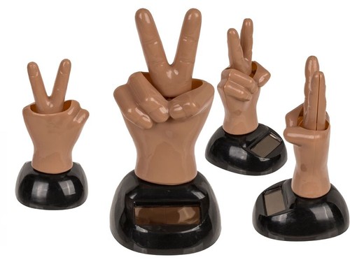 Solar peace hand bewegliche - hand,