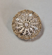 große Trachtenknöpfe Silber