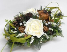 Grabgesteck Stroh/Moos Korb