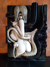 Biomechanoid H.R.GIGER Relief Alien no Sideshow Lifesize Skulptur Figur 3D Bild 