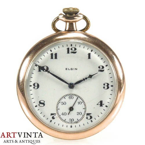 Elgin taschenuhr vergoldet - elgin,