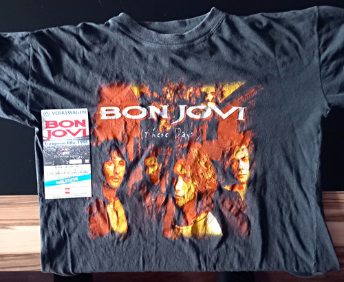 Bon jovi shirt und - bon, ticket