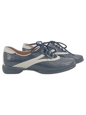 Gritti Schnürschuhe Halbschuhe Damen Leder Schwarz Gr. 36 Casual Freizeit