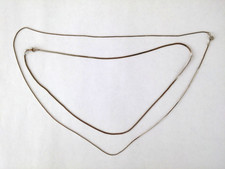 2 Halsketten Flachpanzer- Schlangenkette Modeschmuck