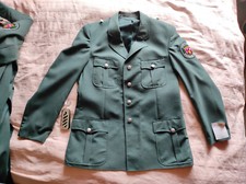 Polizei Uniform grüne Jacke Rheinland-Pfalz 1973 Größe 52