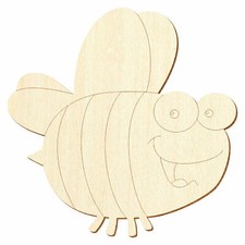 Holz Biene V3 - Deko Basteln