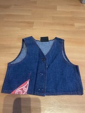 Blaue jeans weste kinder - blaue,