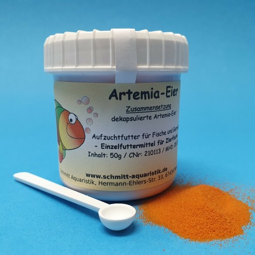 Artemia eier - (17,98€/100g),