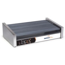 Nemco ROLLERGRILL, 45 HOT DOGS, SCHMAL, GRIPSIT MIT Hot-Dog-Brötchenwärmer